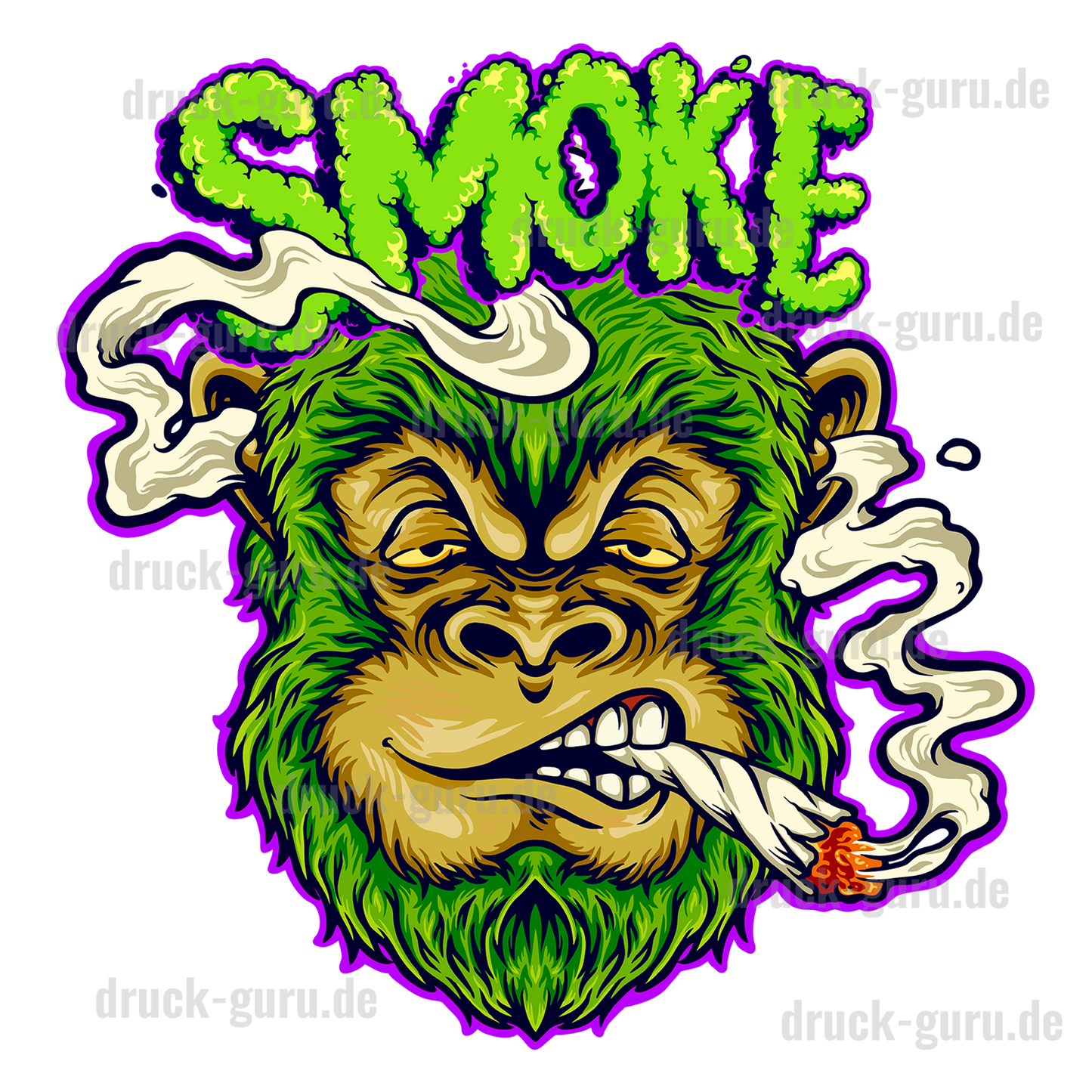 Bügelbild "Smoke" druck-guru