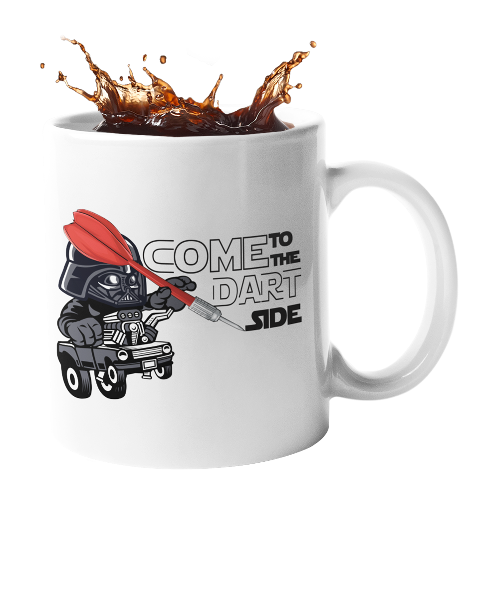 Darts Tasse "Come to the Dart Side" Handmade-Lifestyle