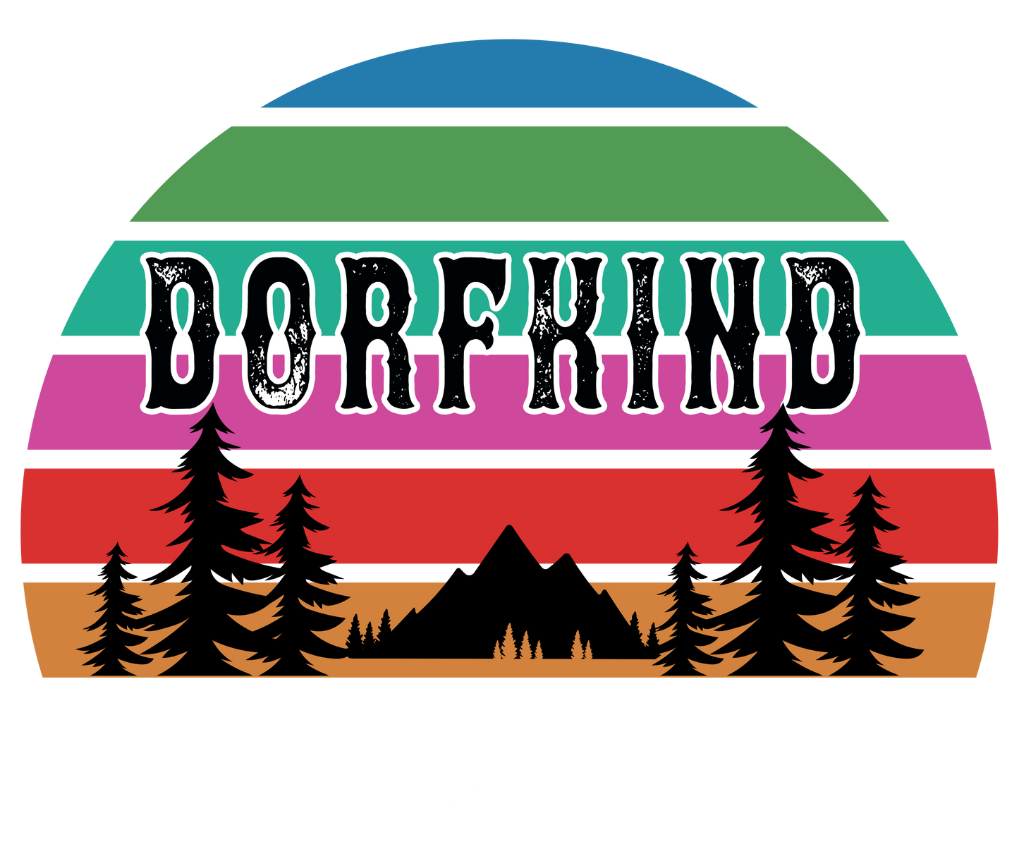 Bügelbild "Dorfkind und stolz drauf 2" druck-guru