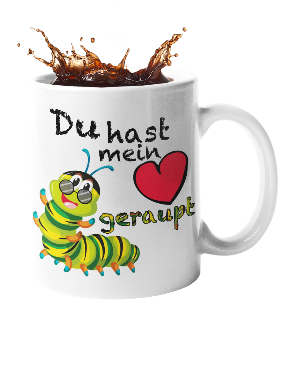 Tasse "Du hast mein Herz geraupt" Handmade-Lifestyle