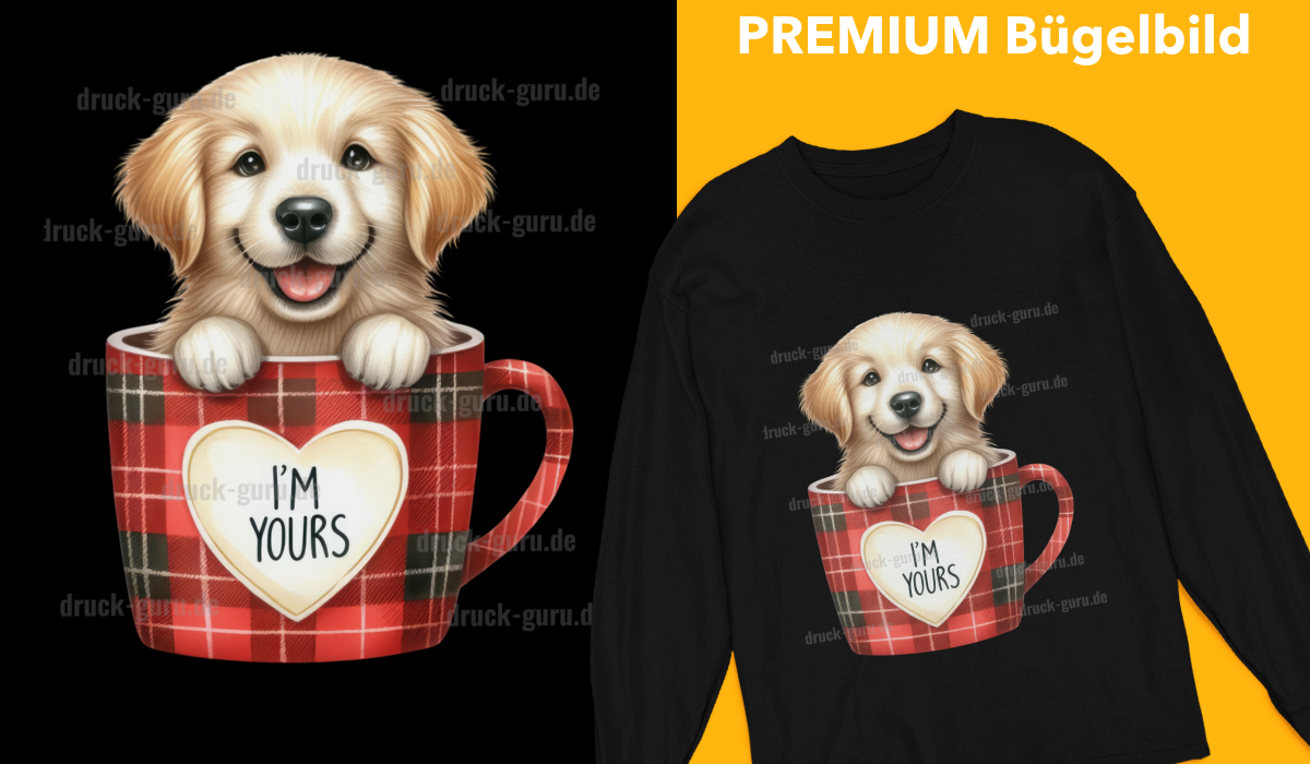 Bügelbild "Rocca in Cup" druck-guru