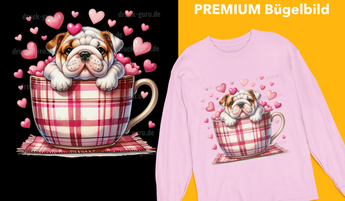 Bügelbild "Caro Ronja" druck-guru