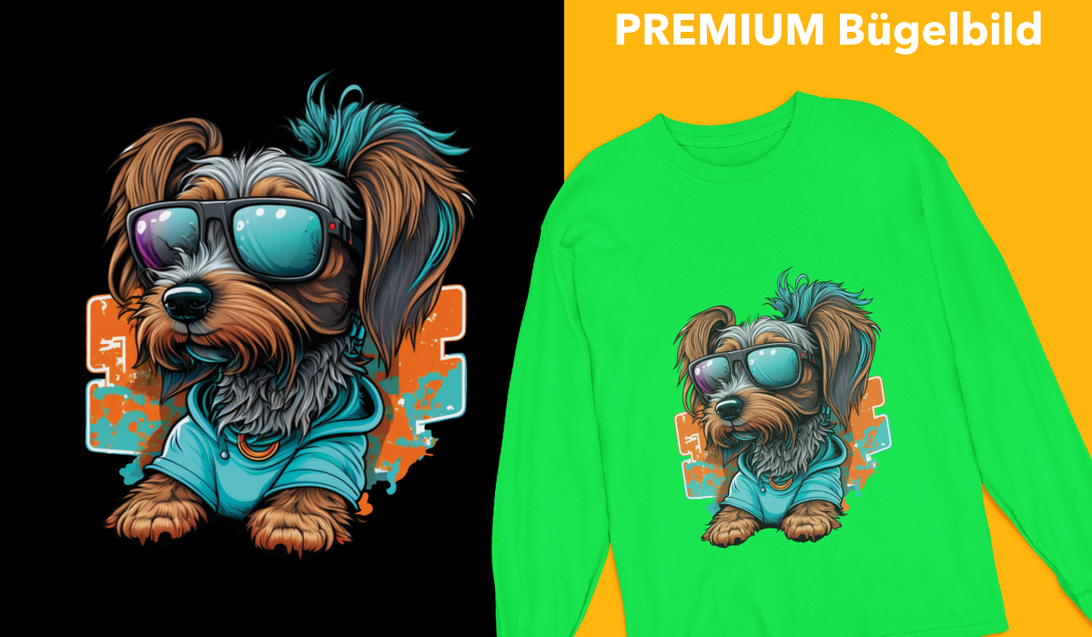 Bügelbild "Mini-Dog" druck-guru