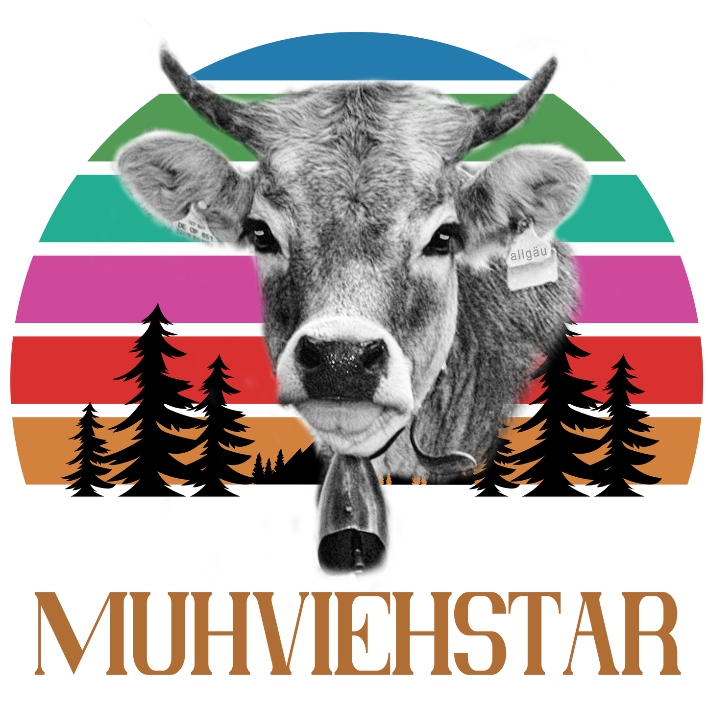 Bügelbild "Muhviehstar" druck-guru