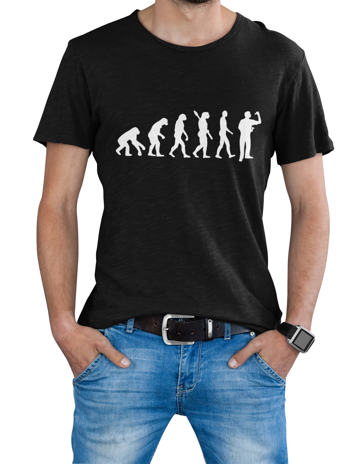 Dart T-Shirt "Dart Evolution" Handmade-Lifestyle