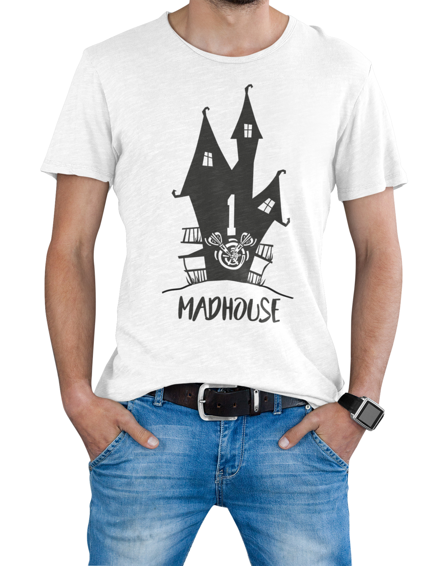 T-Shirt "Madhouse" Handmade-Lifestyle