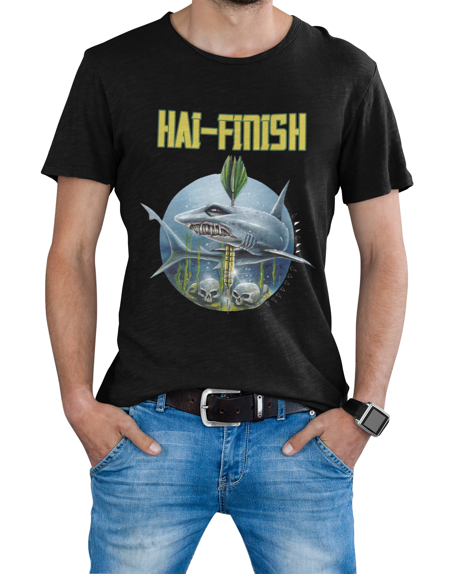T-Shirt "Hai Finish" Handmade-Lifestyle