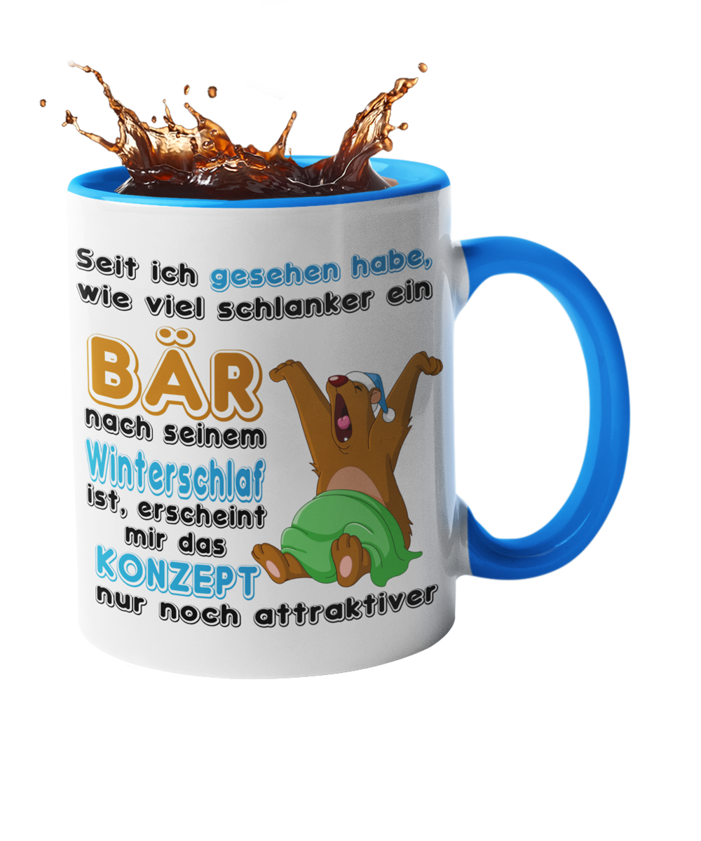 Tasse "Winterschlaf" Handmade-Lifestyle