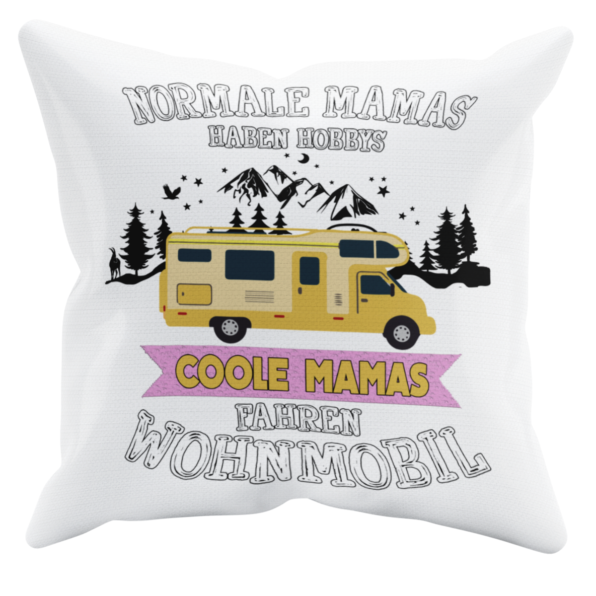 Camping Kissen "Coole Mamas" Handmade-Lifestyle
