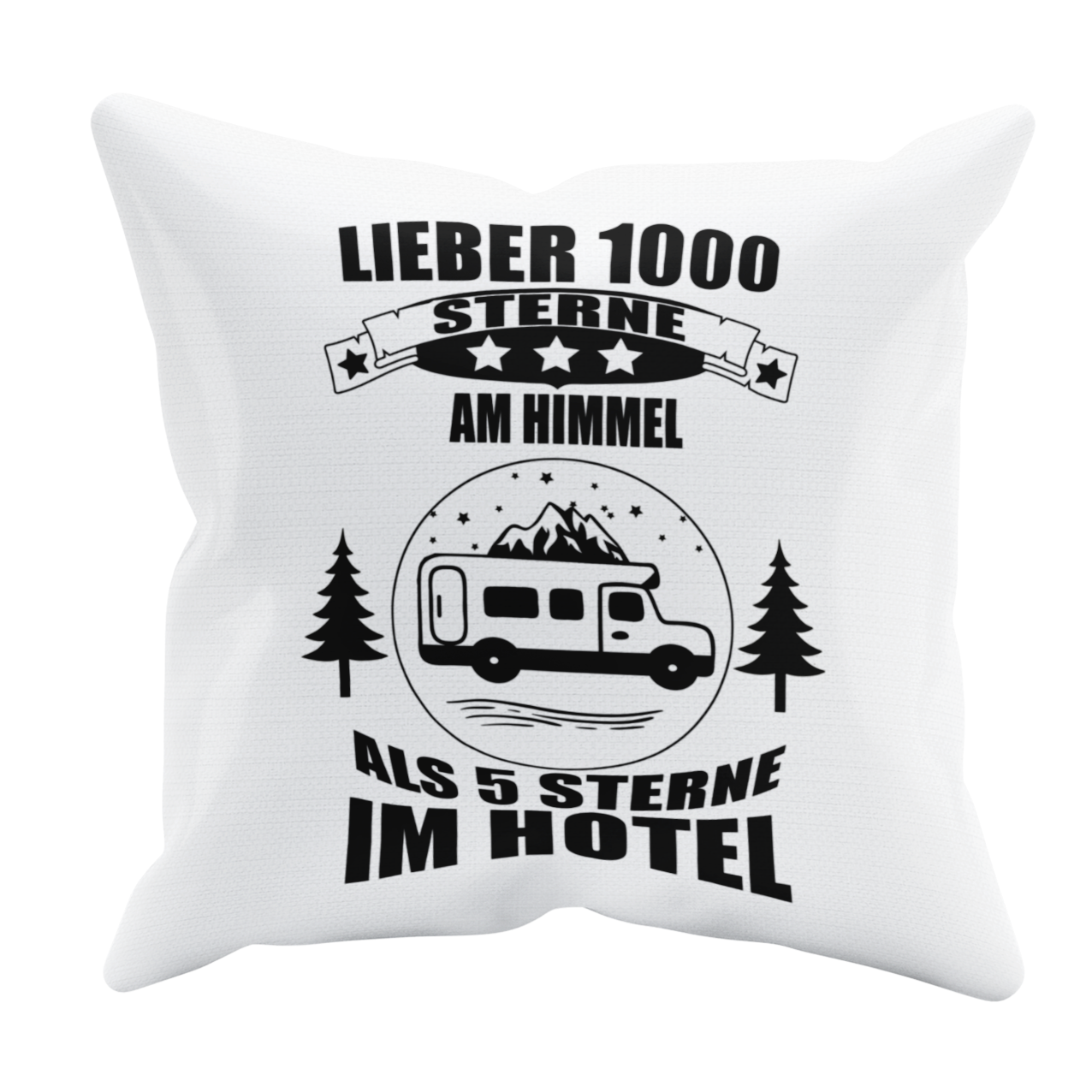 Camping Kissen "1000 Sterne am Himmel" 40x40 cm Handmade-Lifestyle