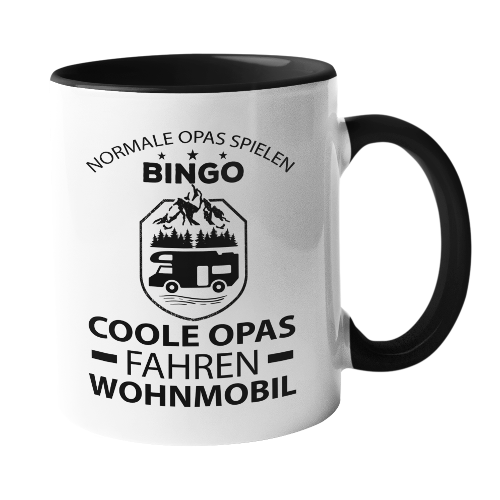 Camping-Tasse "Normale Opas spielen Bingo" Handmade-Lifestyle