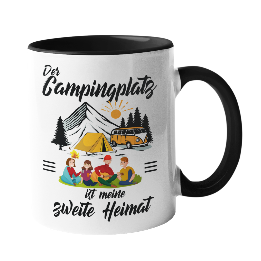 Camping-Tasse "Meine zweite Heimat" Handmade-Lifestyle