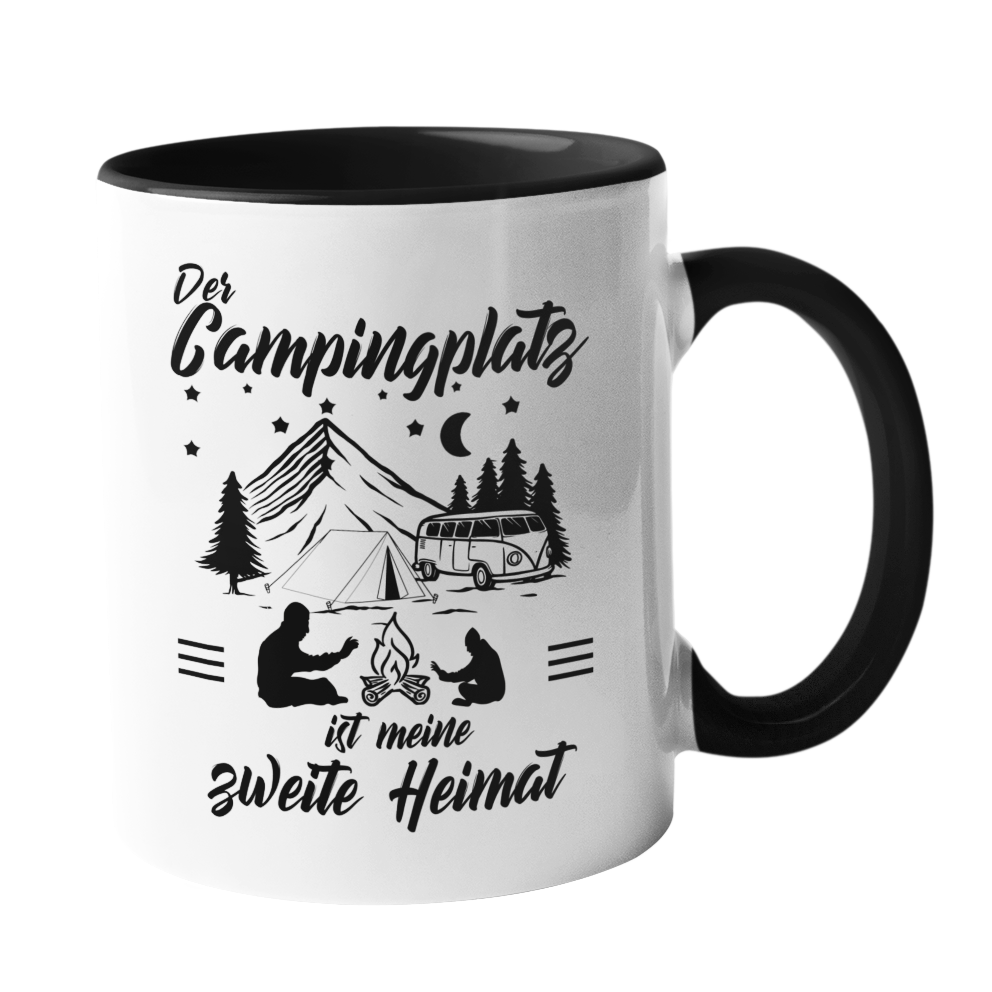 Camping-Tasse "Meine zweite Heimat" Handmade-Lifestyle