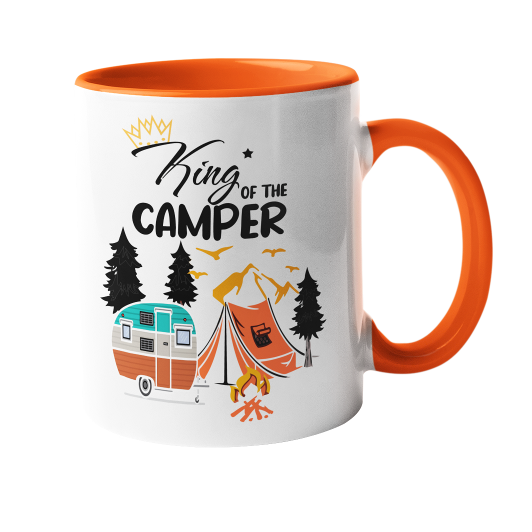 Camping-Tasse "King of the Camper" Handmade-Lifestyle