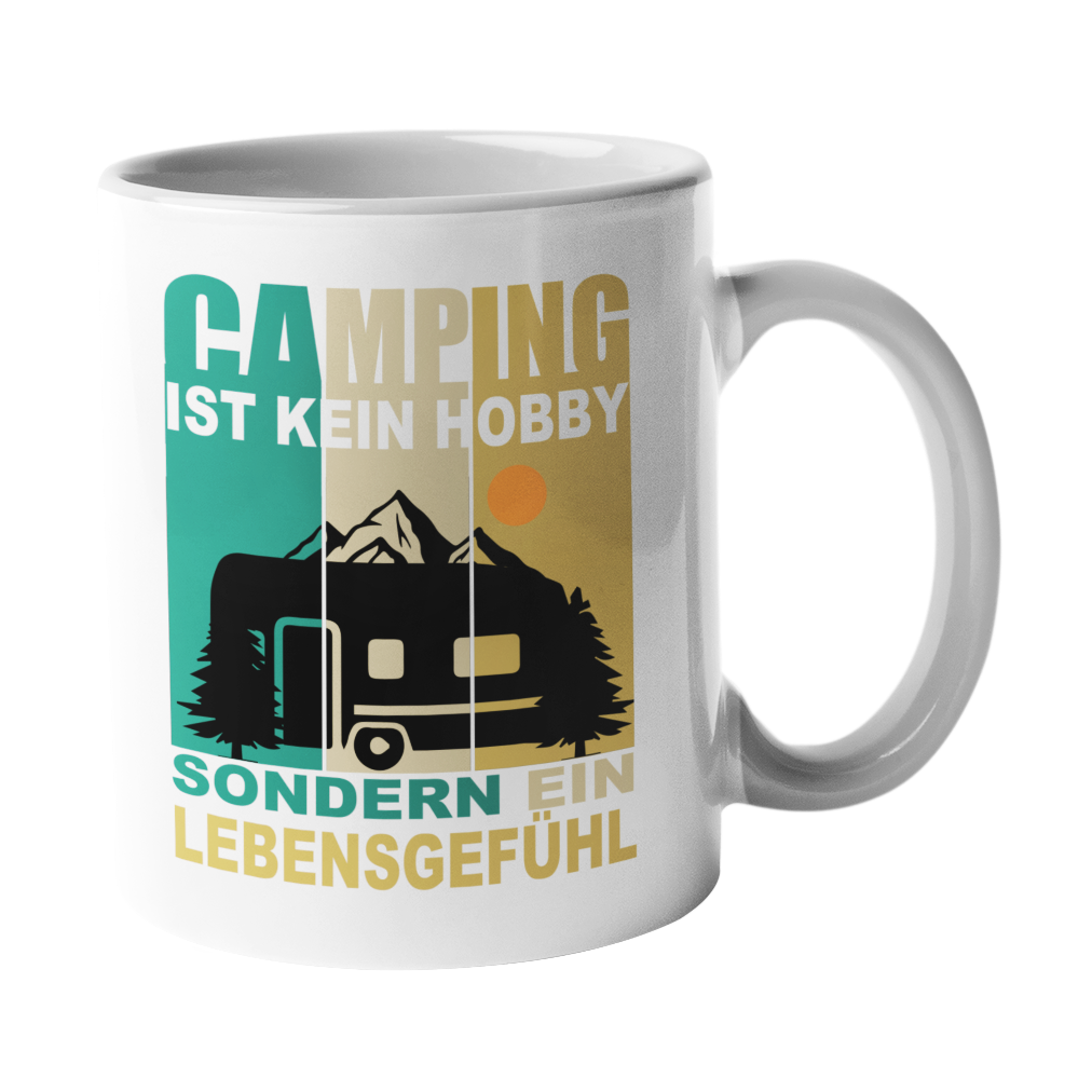 Camping-Tasse "Camping ist kein Hobby" Handmade-Lifestyle