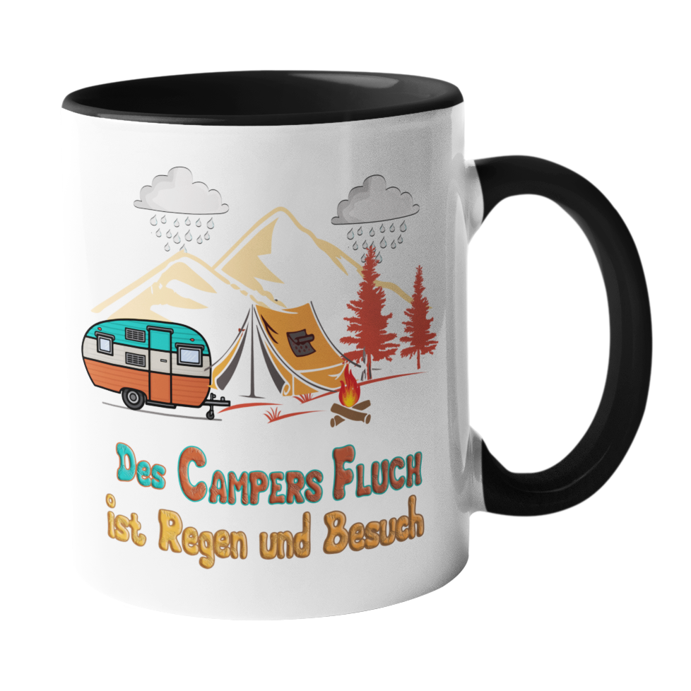 camping tassen Camping-Tasse "Campers Fluch"