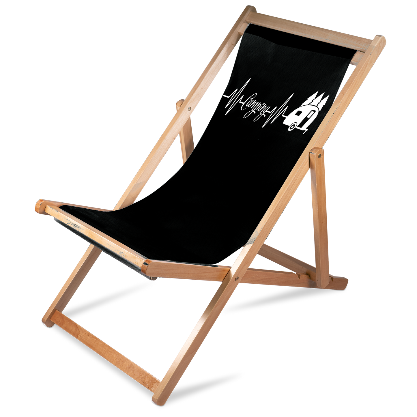 Liegestuhl Camping "Camping Heartbeat" Handmade-Lifestyle