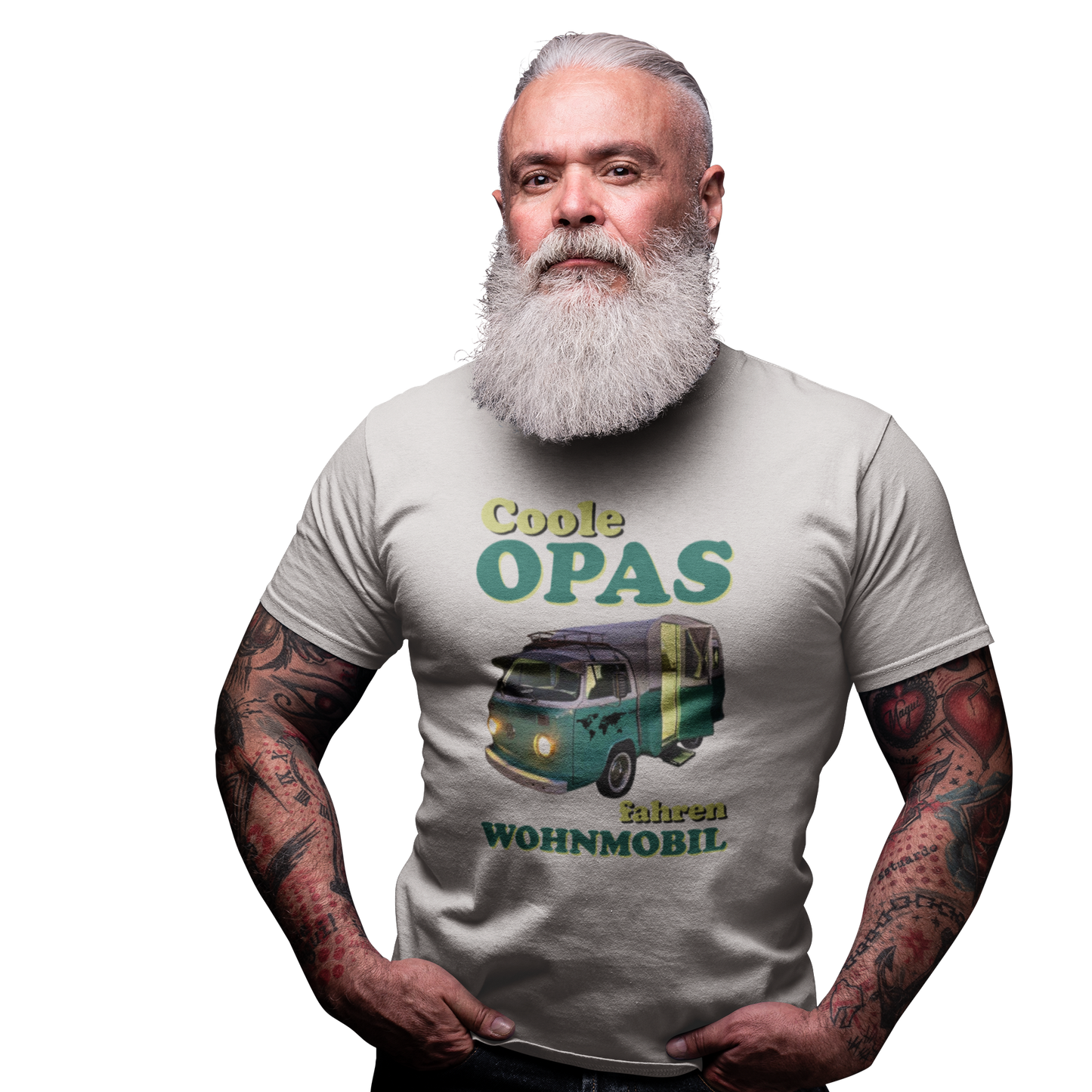 Camping T-Shirt "Coole Opas fahren Wohnmobil" Handmade-Lifestyle