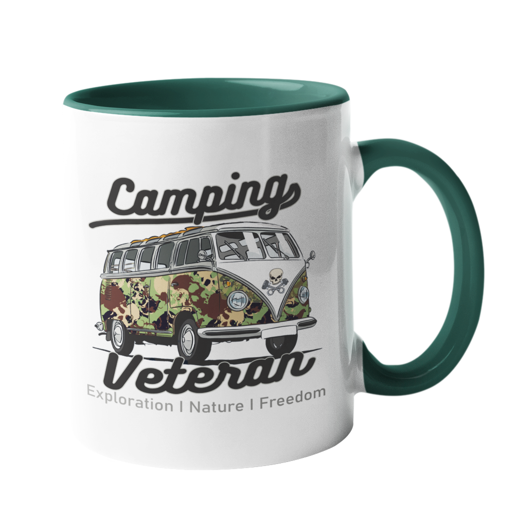 Camping-Tasse "Camping Veteran" Handmade-Lifestyle