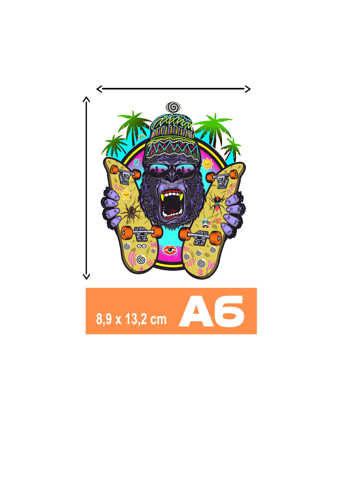 DTF Transfer A6 | 8,9 x 13,2 druck-guru