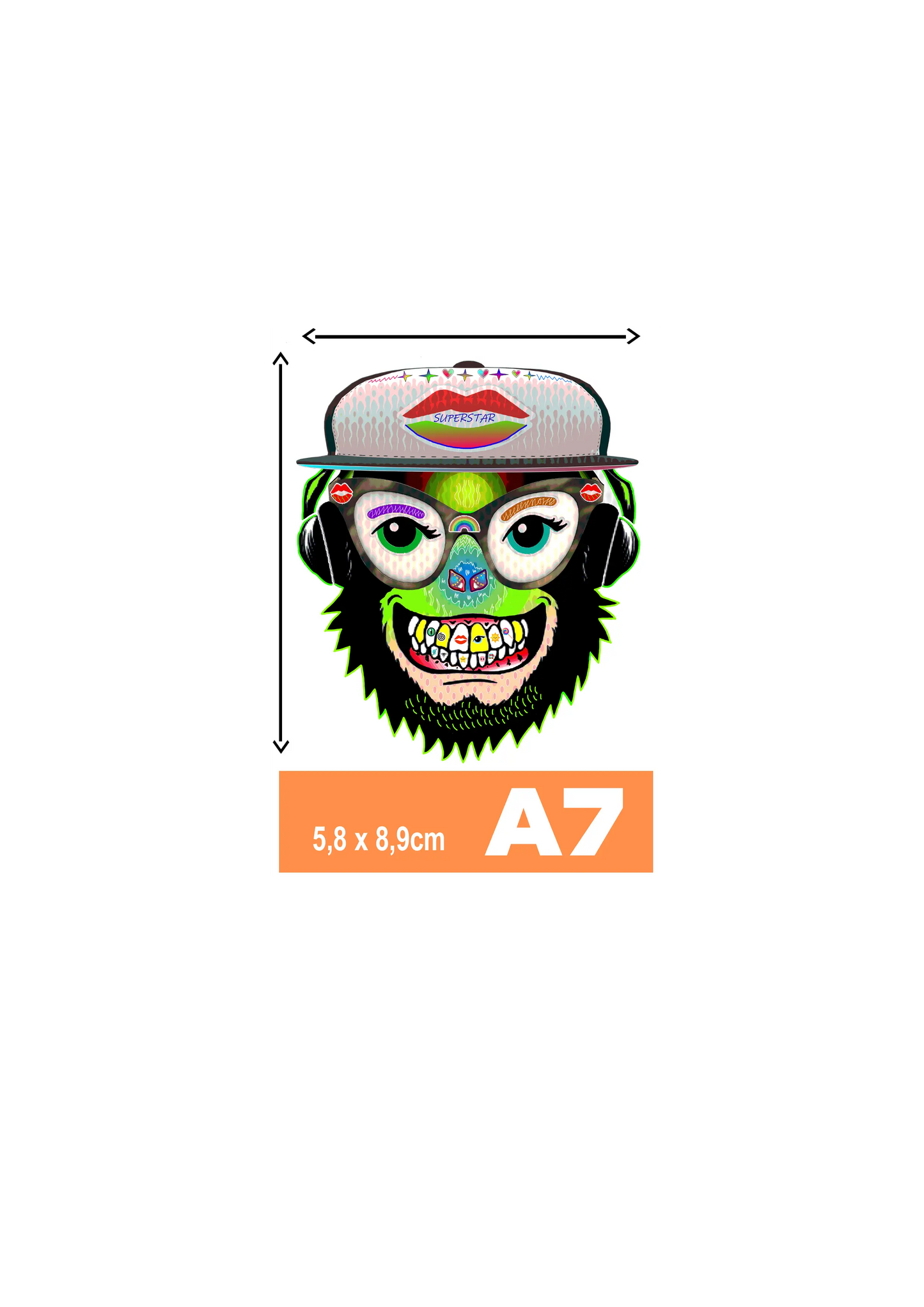 DTF Transfer A7 | 5,8 x 8,9 druck-guru