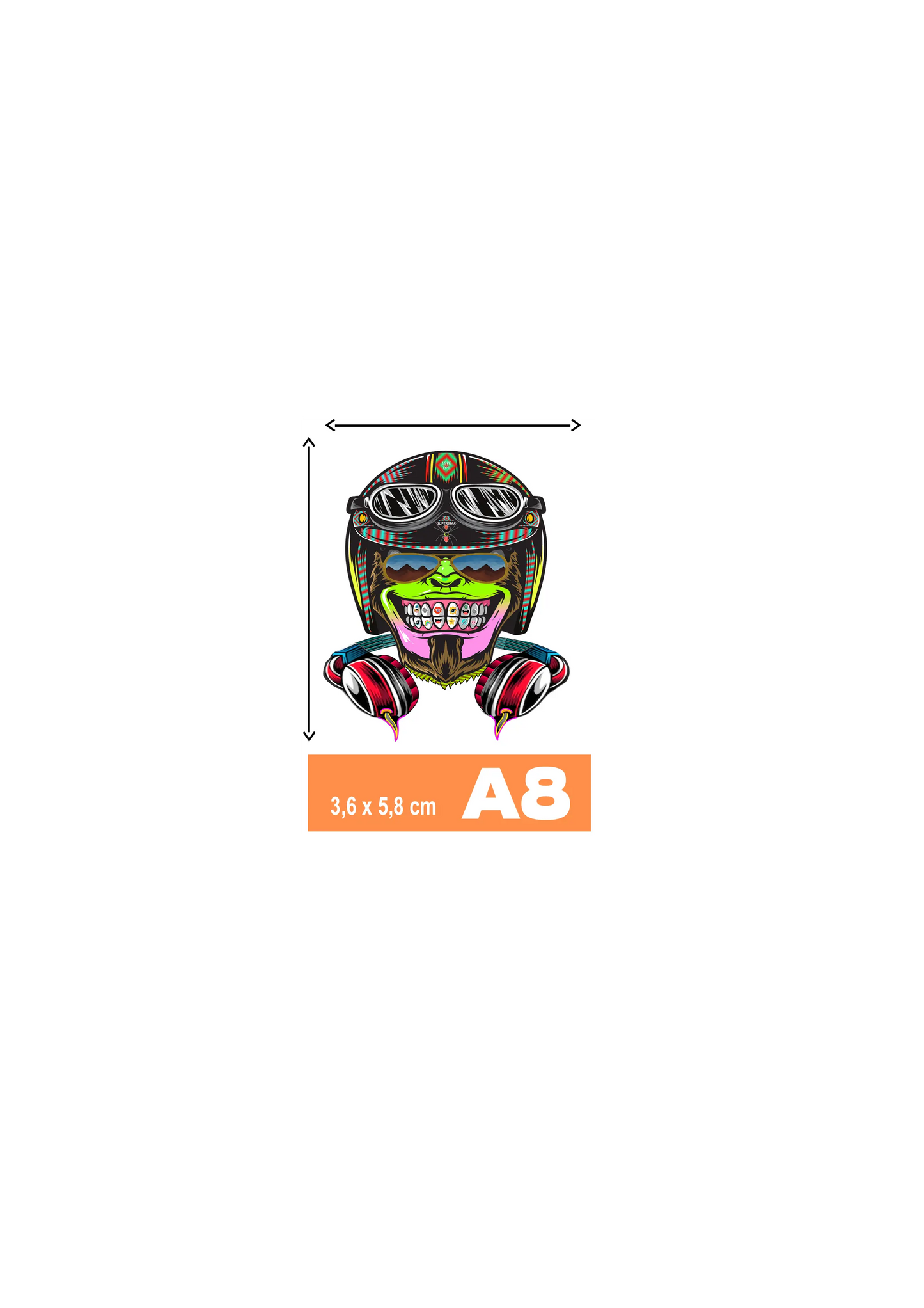 DTF Transfer A8 | 3,6 x 5,8 druck-guru