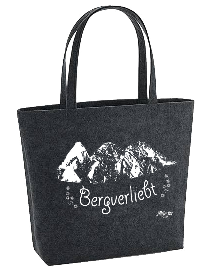 Filz-Shopper "Bergverliebt" Allgäu Häs