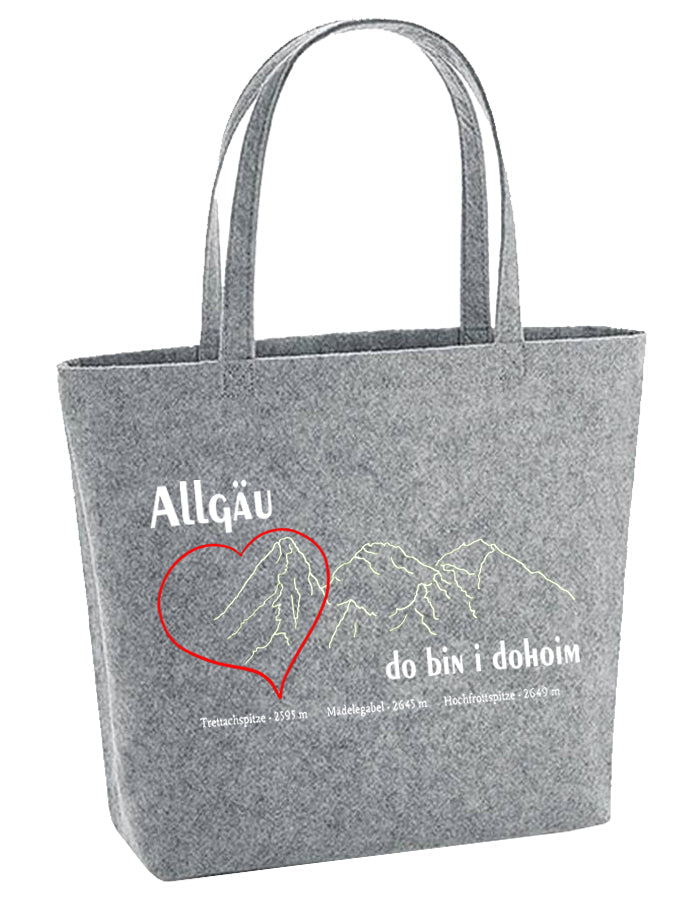 Filz-Shopper "Dohoim" Allgäu Häs