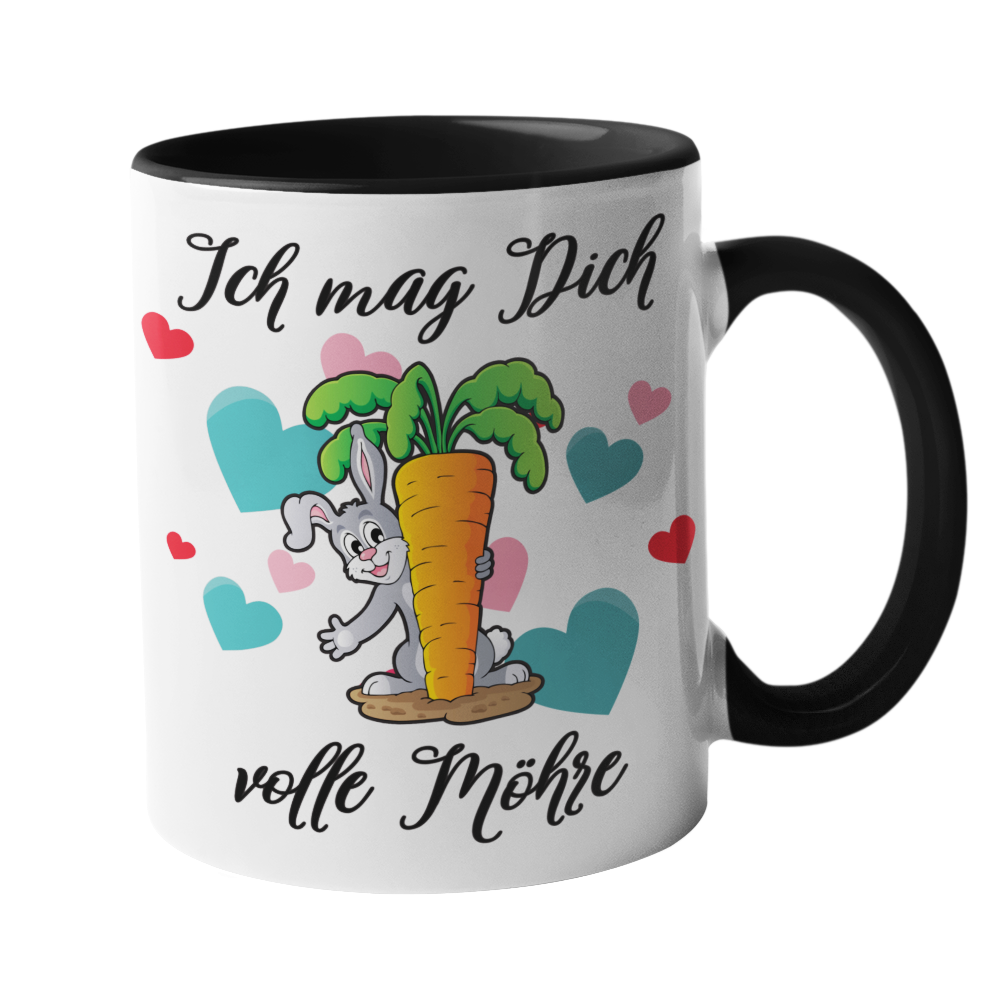 Tasse "Ich mag dich volle Möhre" Handmade-Lifestyle