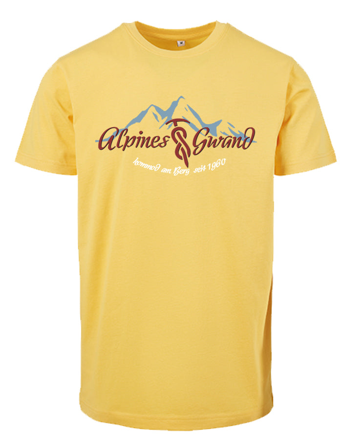 Fair T-Shirt "Alpines Gwand Blau|rot" Allgäu Häs