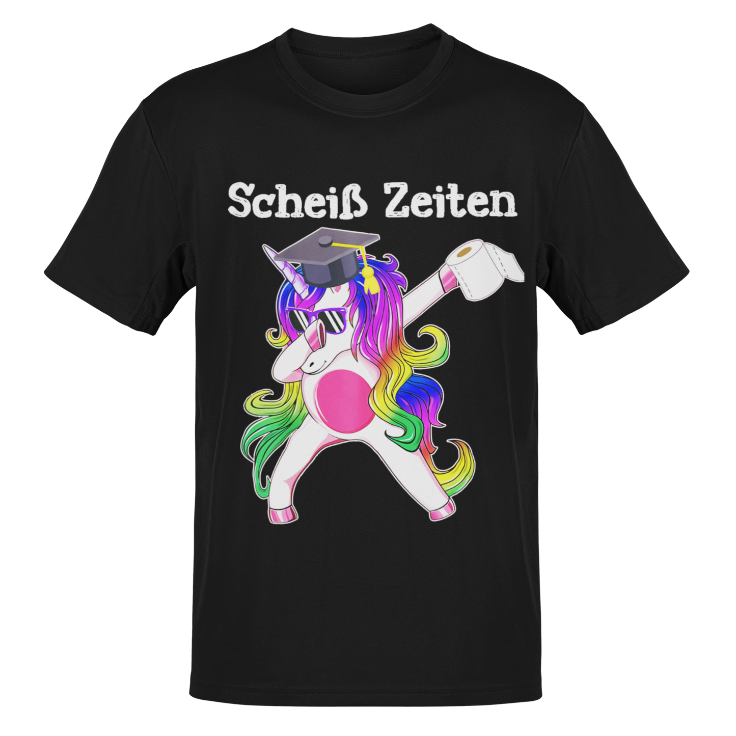 Einhorn T-Shirt "Schei* Zeiten" Handmade-Lifestyle