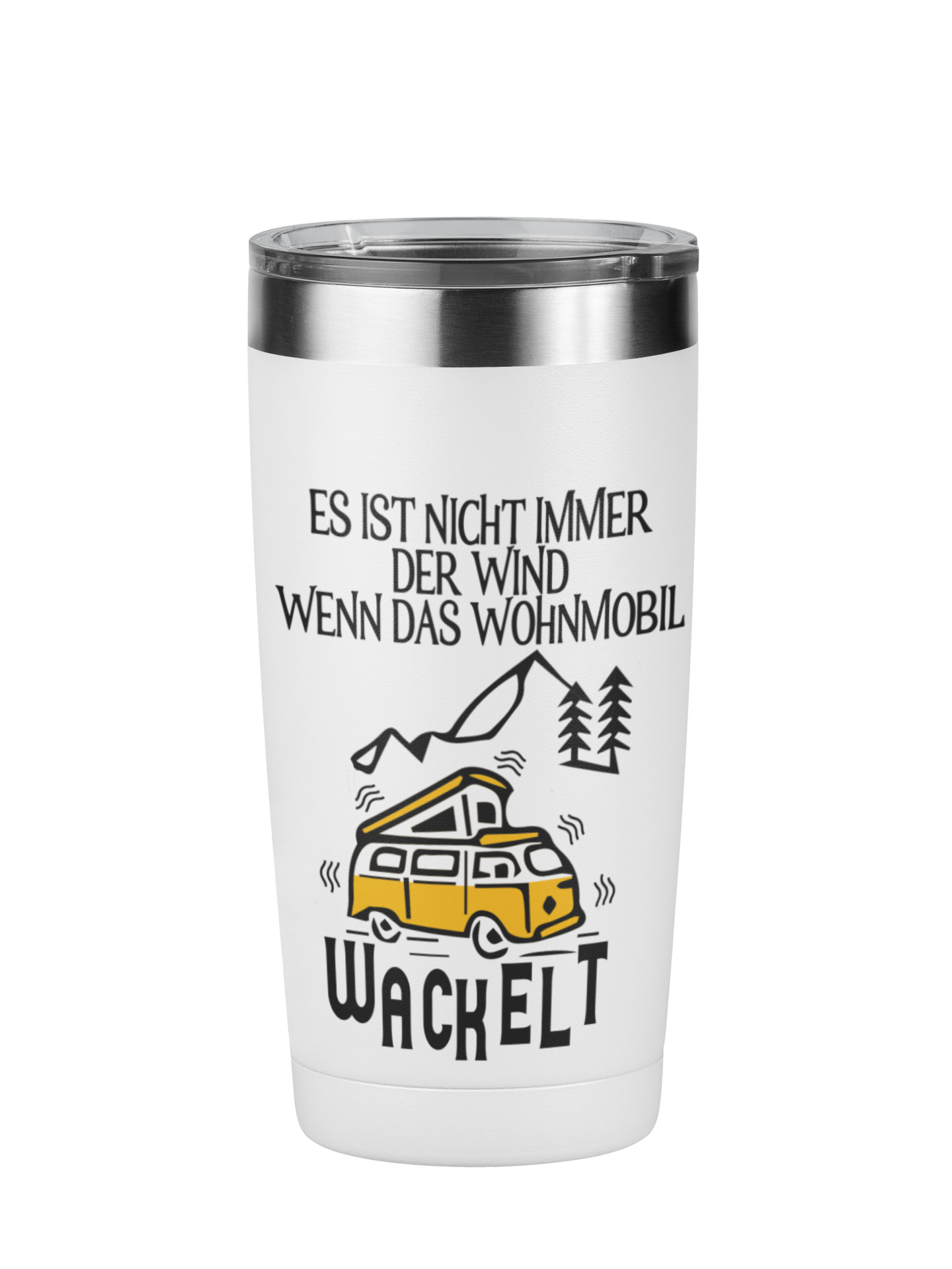 Edelstahl Trinkbecher "Wohnmobil wackelt" 420 ml Handmade-Lifestyle