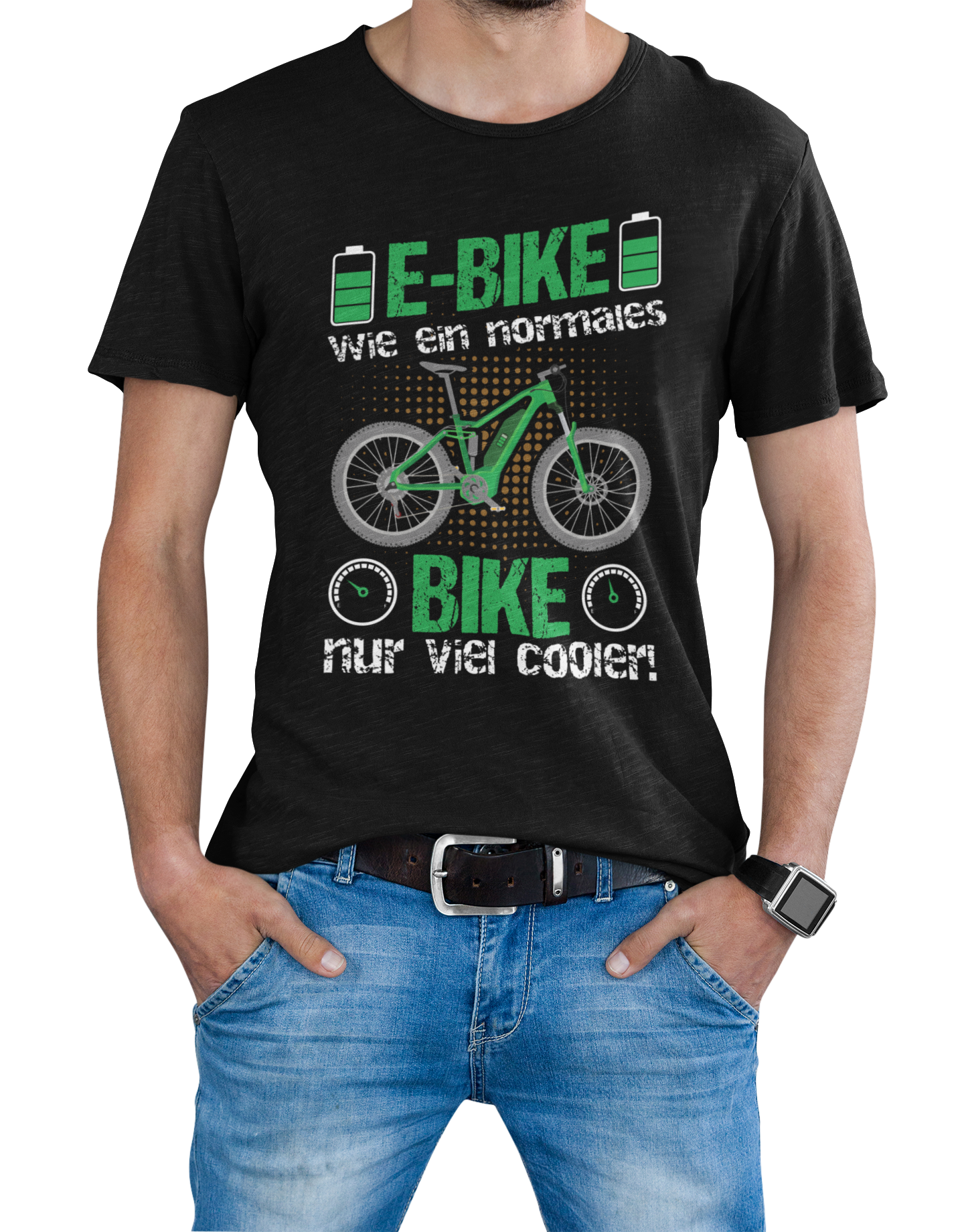 E-Bike T-Shirt "Wie ein normales Bike - nur viel cooler" Handmade-Lifestyle