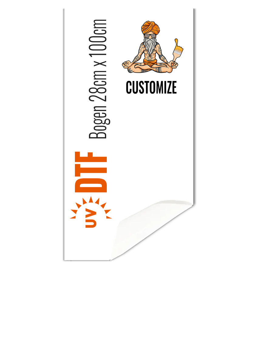 *Customize* DTF UV AUFKLEBER Freies Format druck-guru