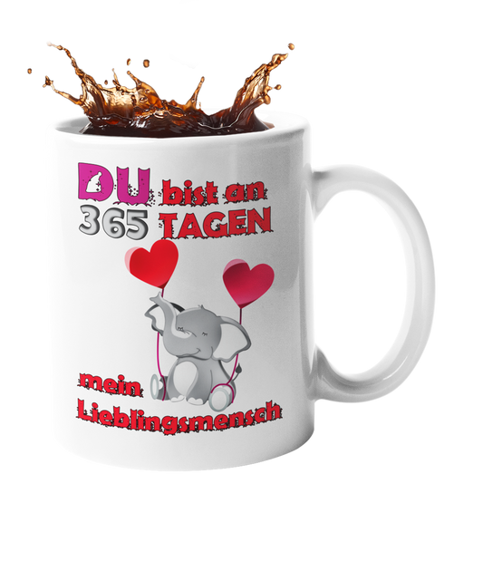 Tasse "365 Tage Lieblingsmensch" Handmade-Lifestyle