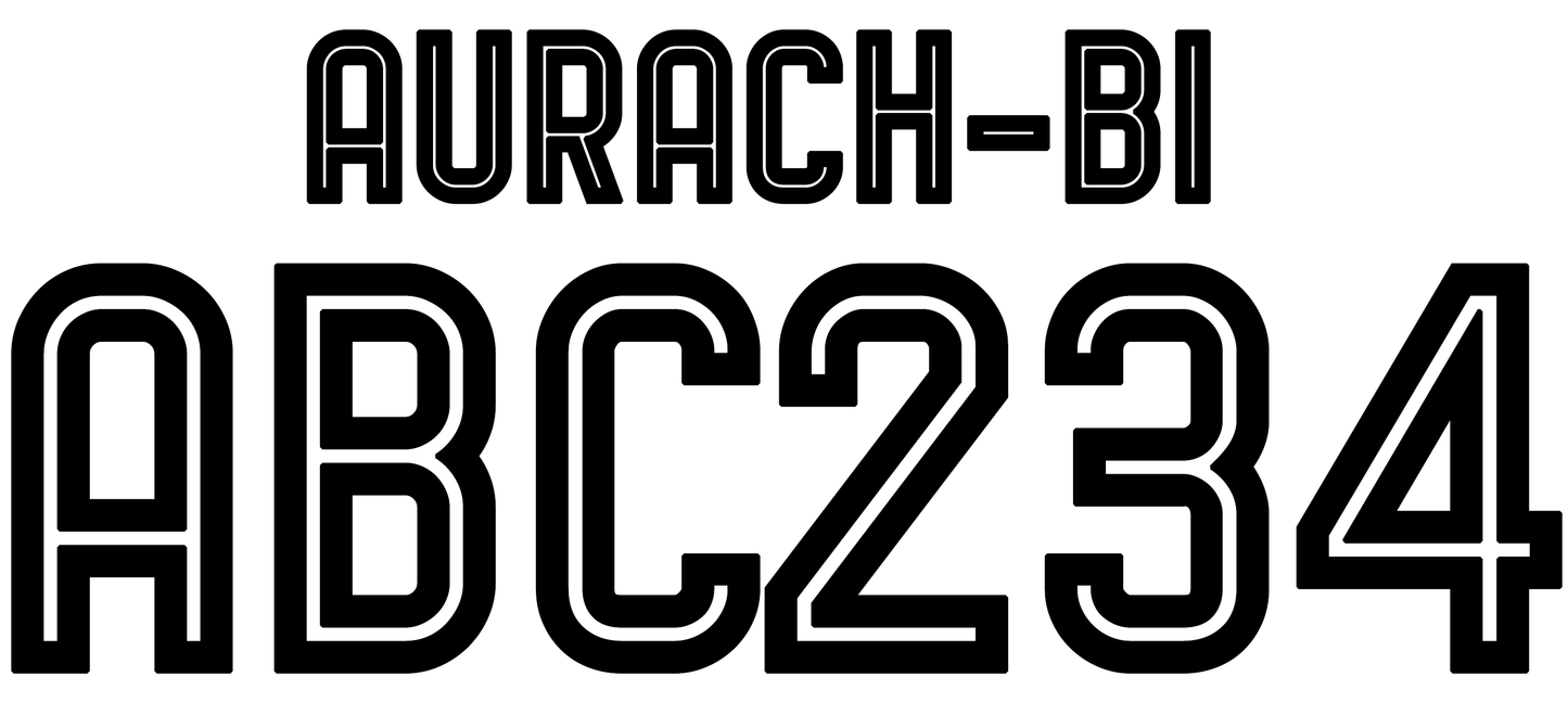 Nummernsatz "Aurach-Bi" druck-guru