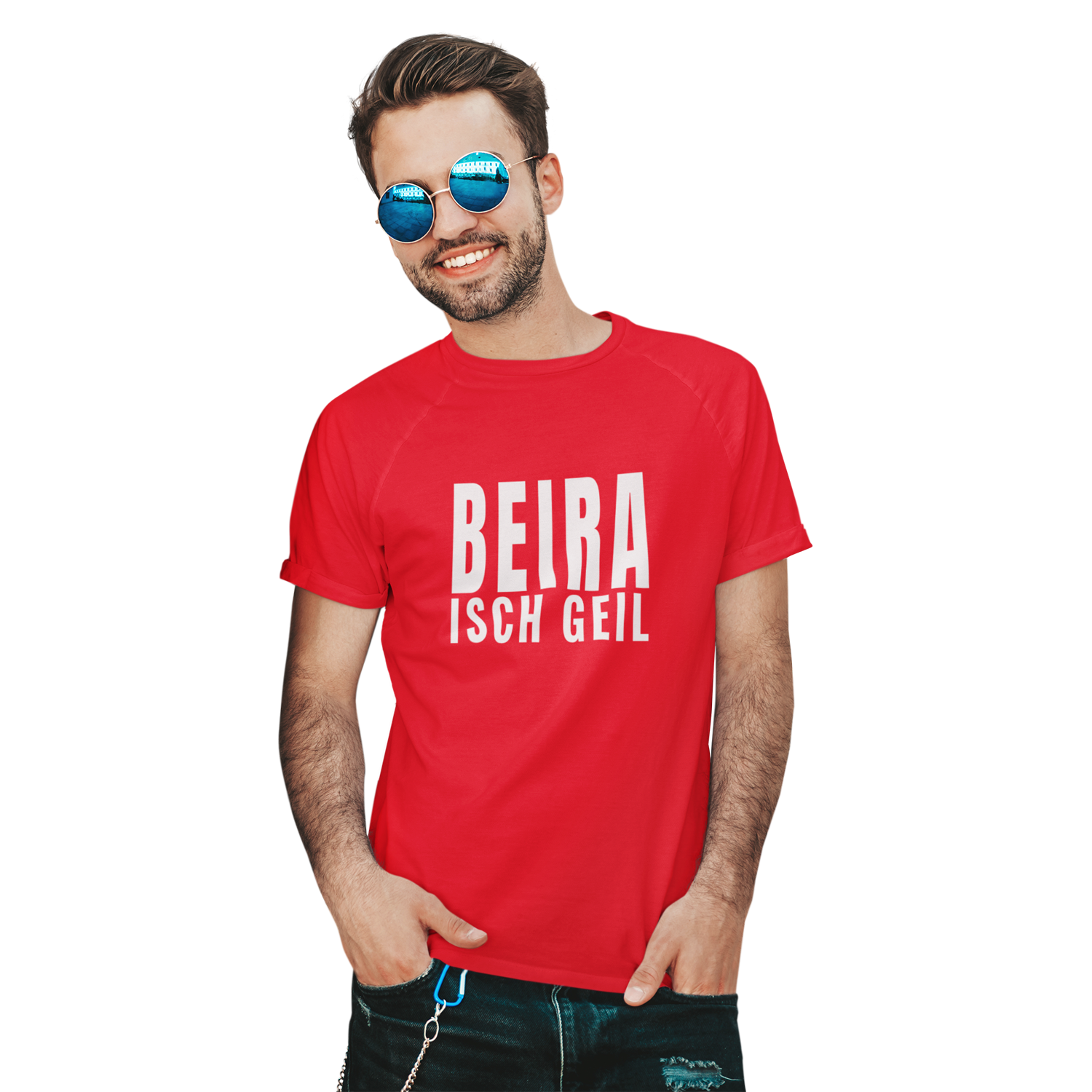 T-Shirt "Beira isch geil" druck-guru