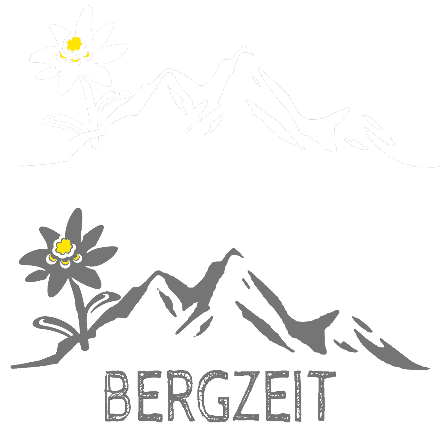 Bügelbild "Bergzeit" druck-guru