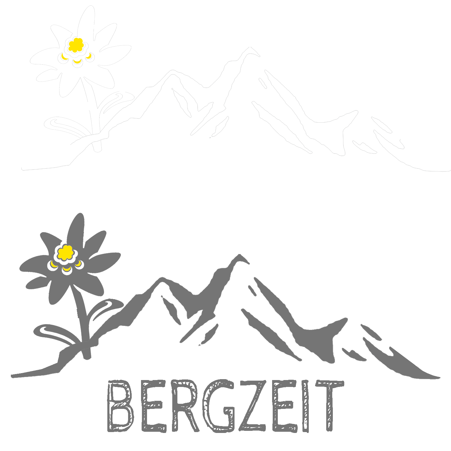 Bügelbild "Bergzeit" druck-guru