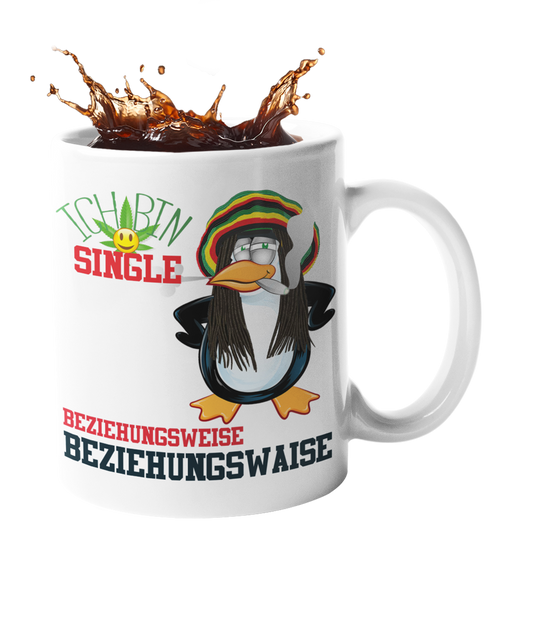 Tasse "Ich bin single" Handmade-Lifestyle