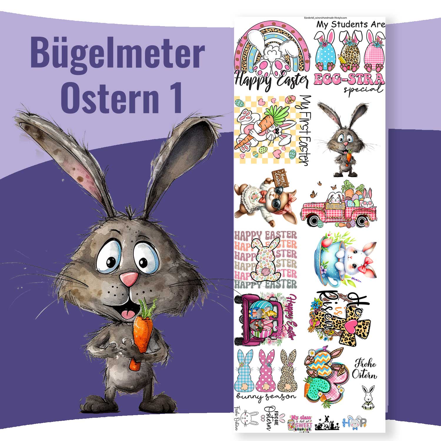 Ostern-Bügelmeter I