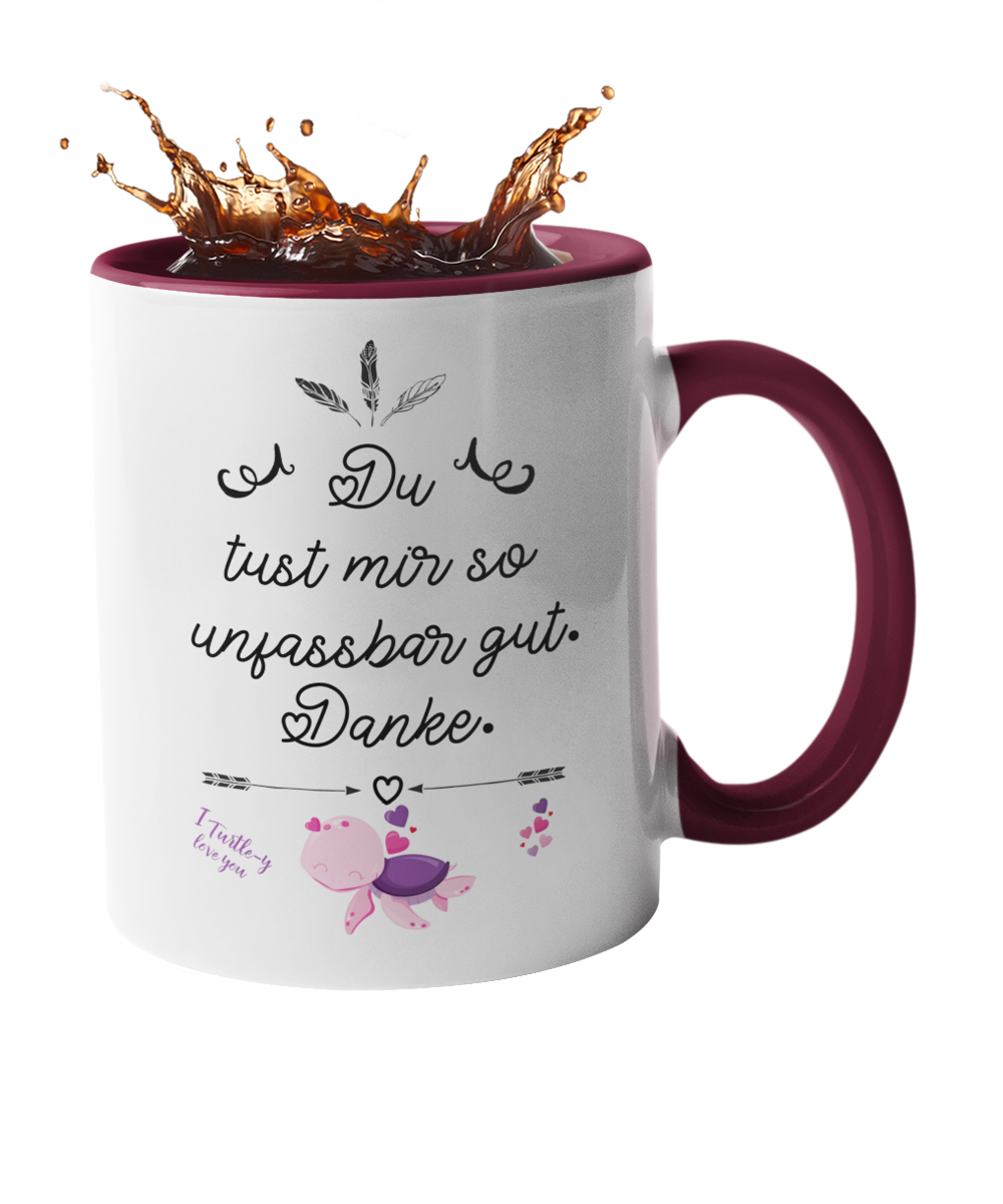 Tasse "Du tust mir gut" Handmade-Lifestyle