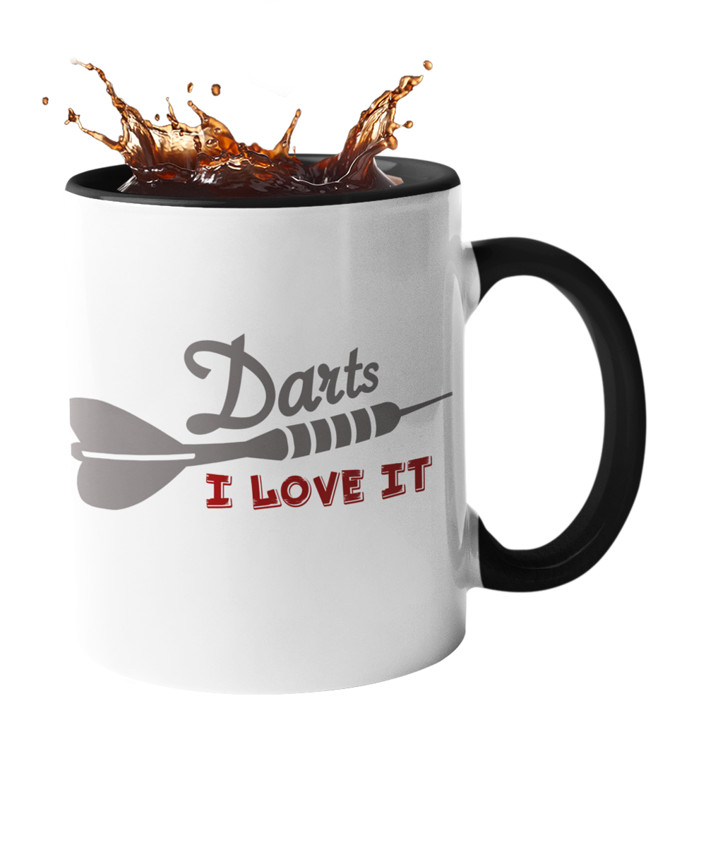 Darts Tasse "Darts - I love it" Handmade-Lifestyle