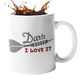 Darts Tasse "Darts - I love it" Handmade-Lifestyle
