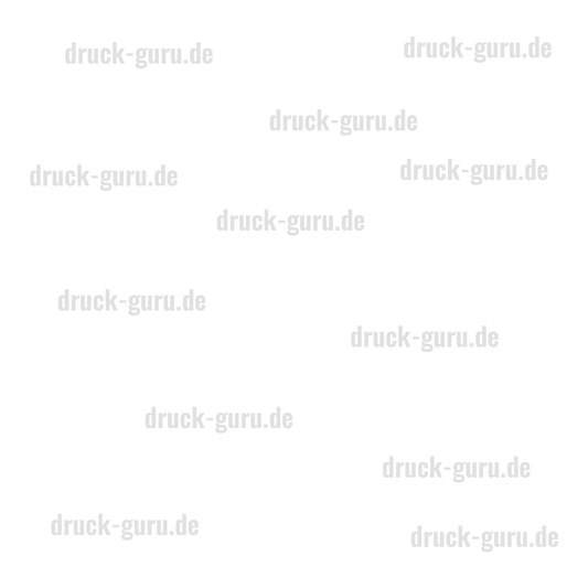 Bügelbild "Das schwarze" - weiß druck-guru