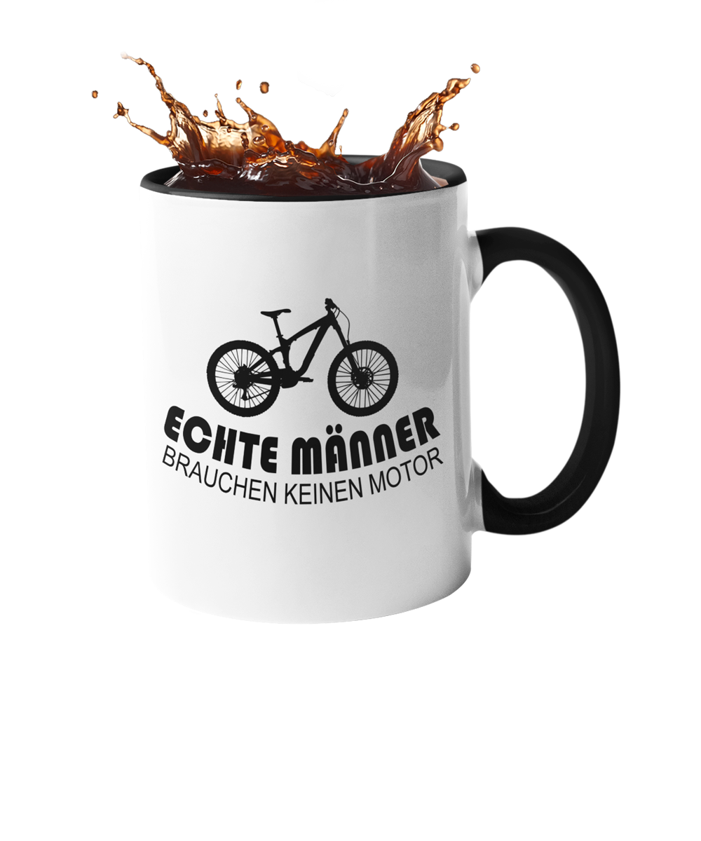 Tasse "Echte Männer brauchen keinen Motor" Handmade-Lifestyle