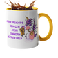 Tasse Einhorn mit Spruch "Mein Einhorn streicheln" Handmade-Lifestyle