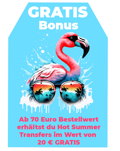 SOMMERSAUSE Bügelbild Mix druck-guru