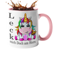 Einhorn Tasse "Leck mich doch am Horn" Handmade-Lifestyle