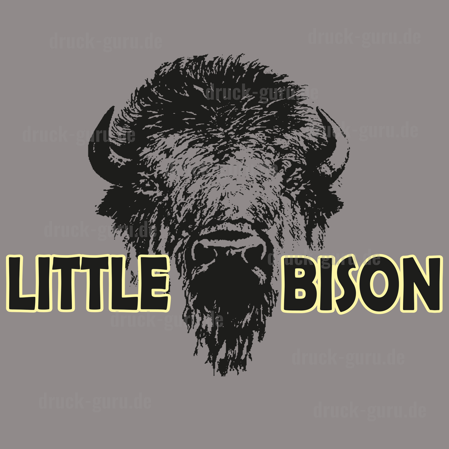 Bügelbild "Little-Bison" druck-guru